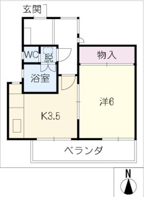 セゾンよもぎ台の間取り