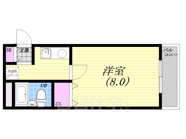 ドミトリー高木1の間取り