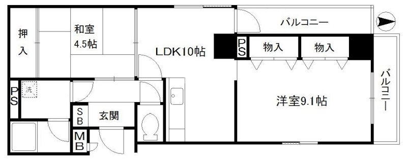 グランフォルム御池の間取り