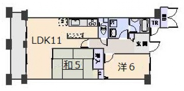 パインフィールド洛東の間取り