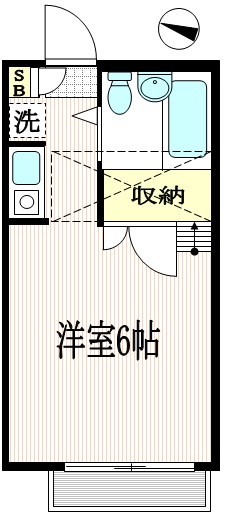 武蔵コーポの間取り