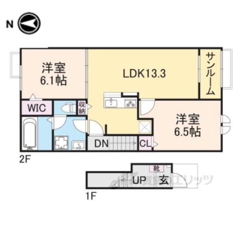 ボニートブローテの間取り