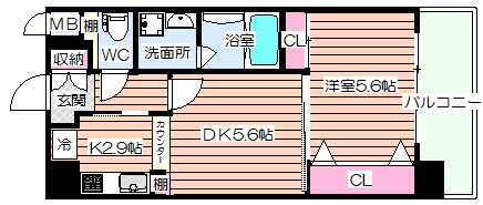 La Grace福島の間取り