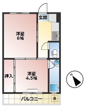 【ファミーユ熱川の間取り】