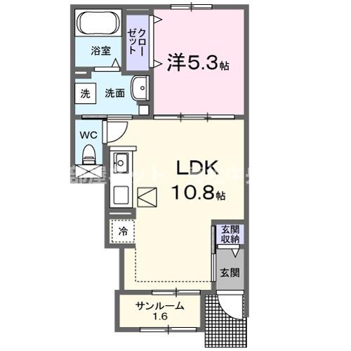 ウェルリッチ善通寺　IIIの間取り