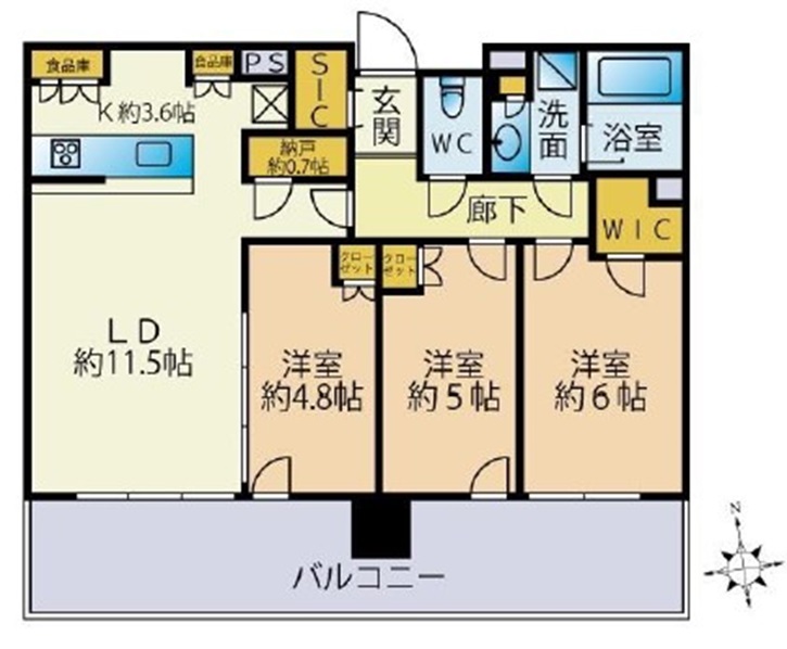 シティタワーズ東京ベイイーストタワーの間取り