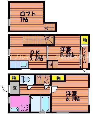 【倉敷市中畝のその他の間取り】