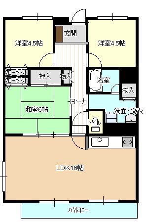 多摩湖グリーンハイツの間取り