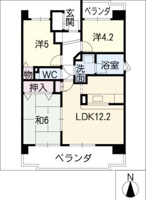 センチュリーハイランドイーストの間取り