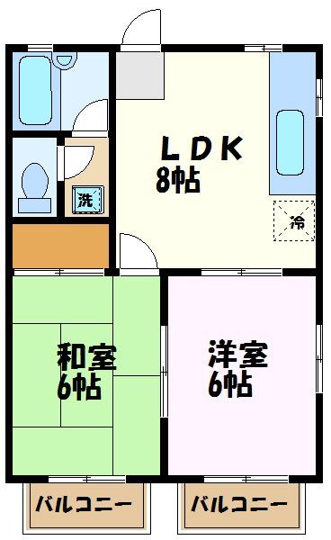 ヴェルメゾン青砥Iの間取り