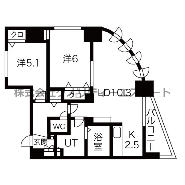 ミラベルパーク宮の森の間取り