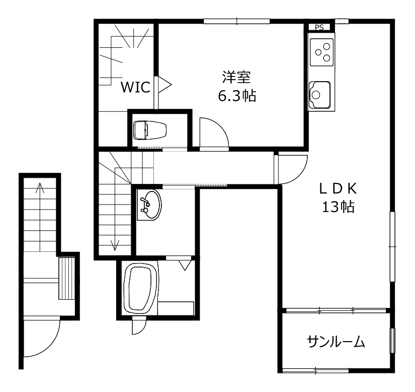 アメージングの間取り