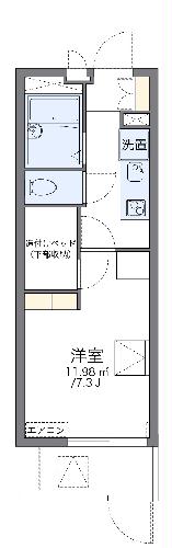 レオパレスサンセリテの間取り