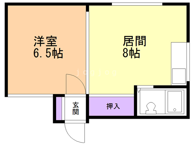 ハイツひばりＡの間取り