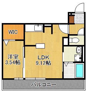 Ａｒｉｇａ　１０　Ｄ棟の間取り