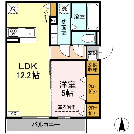 D-Hills　篠ケ瀬の間取り