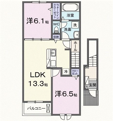 ブリス石原１の間取り