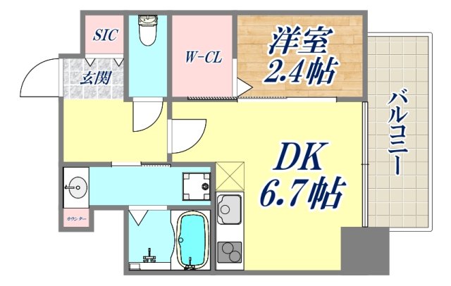 レジデンス神戸ウィステリアパークの間取り