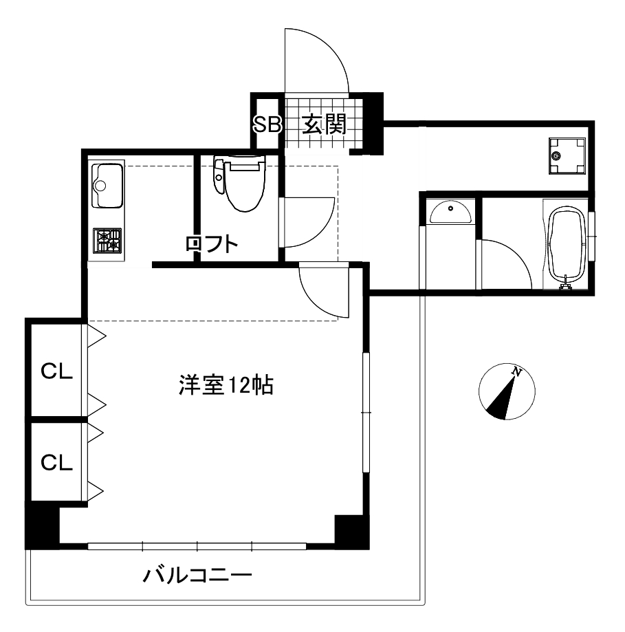 サンビルダー六甲ウエストの間取り