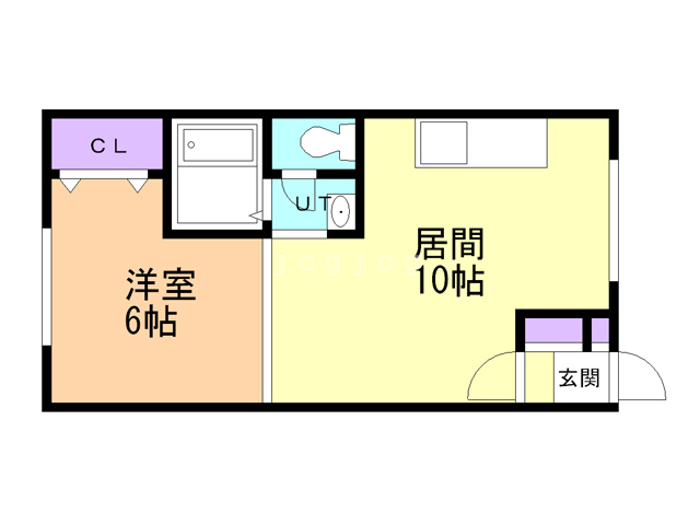 サンライフ錦町　Iの間取り