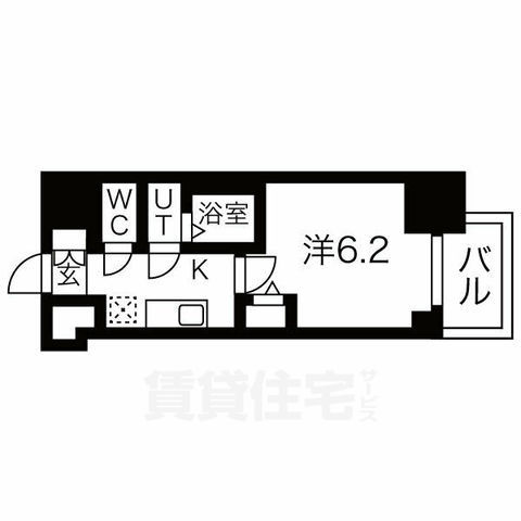 メイクスWアート浅間町の間取り