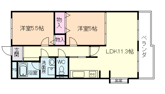 メディオ御幣島の間取り