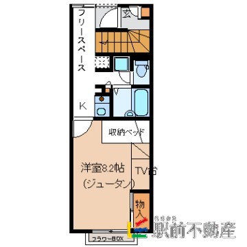 レオパレスプレザントハウス２の間取り