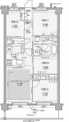 Ｎステージ東小金井の間取り