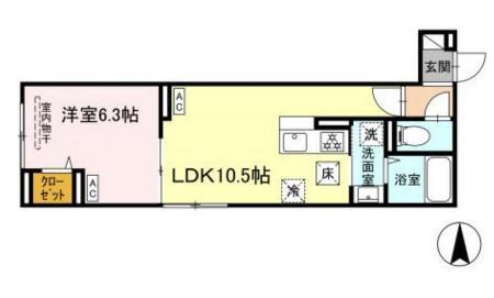 ルリアン千住緑町の間取り