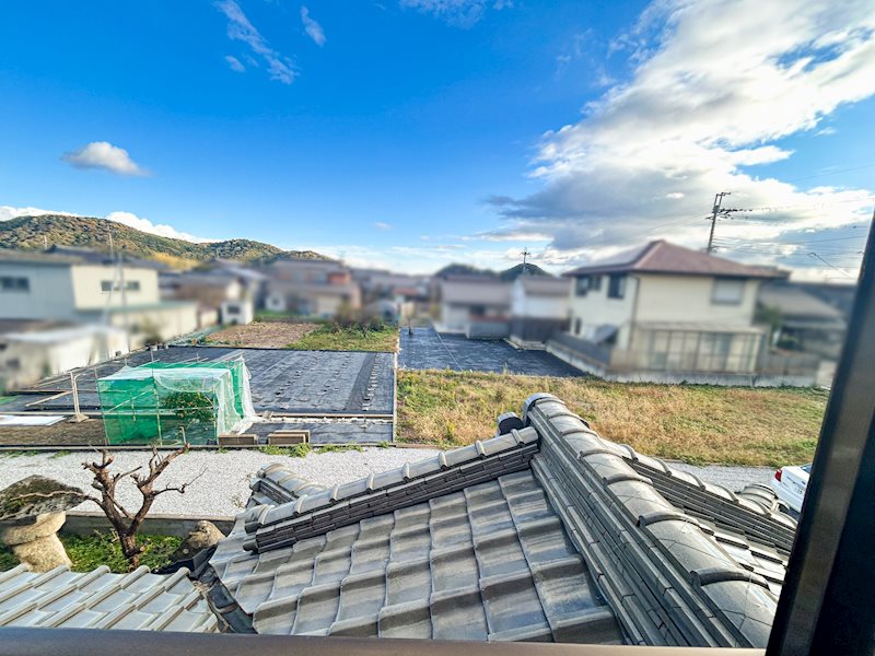 眺望　住宅地が眺められます