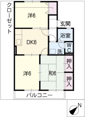 銀杏館の間取り