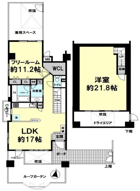 ワコーレ塩屋シーサイドヒルズの間取り