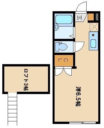 【川越市大字扇河岸のアパートの間取り】