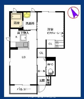 グリーン　ヴュー　Ａ棟の間取り