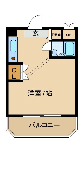 ルファール山手の間取り