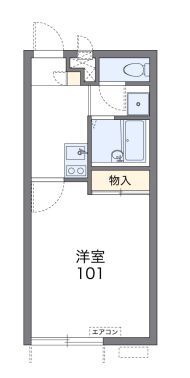 レオパレス萩の台の間取り