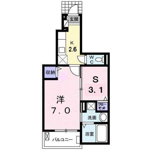 ライトスプリングＢの間取り