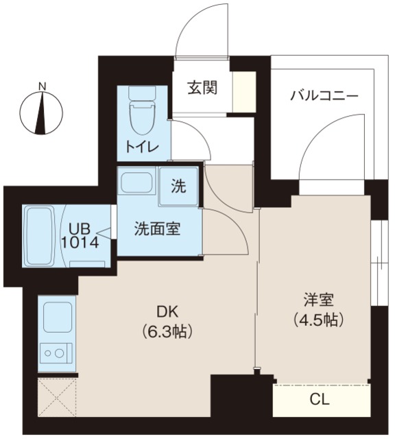 レオーネ錦糸町の間取り