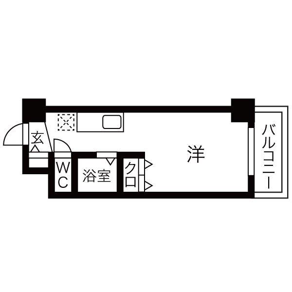 メゾンクレスト元町の間取り