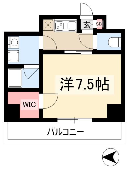 ディアレイシャス大須赤門通本町の間取り