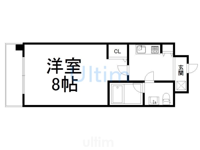 グランドパレス西院　東館の間取り