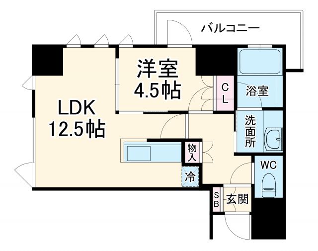 プラウドタワー覚王山の間取り