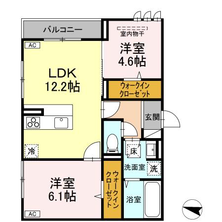 D-residence南蔵王の間取り