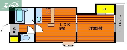 スプランドゥール野田屋町の間取り