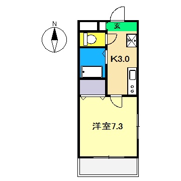 メゾンルピナスの間取り