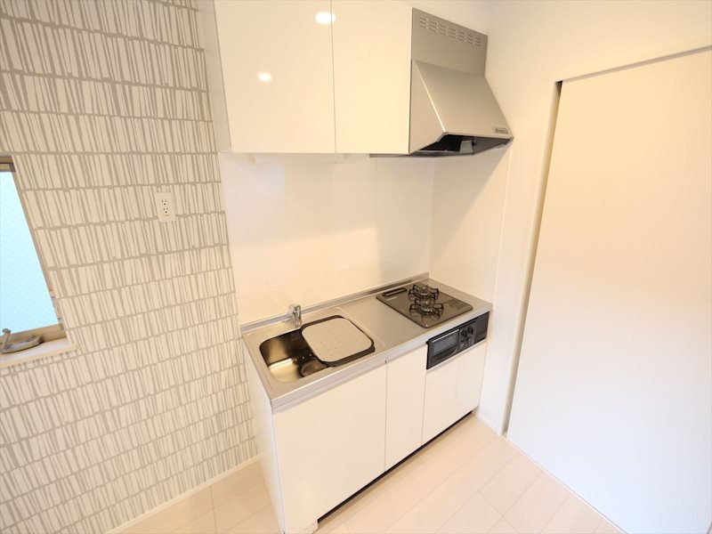 キッチン　システムキッチン（ガスコンロ2口）グリル付