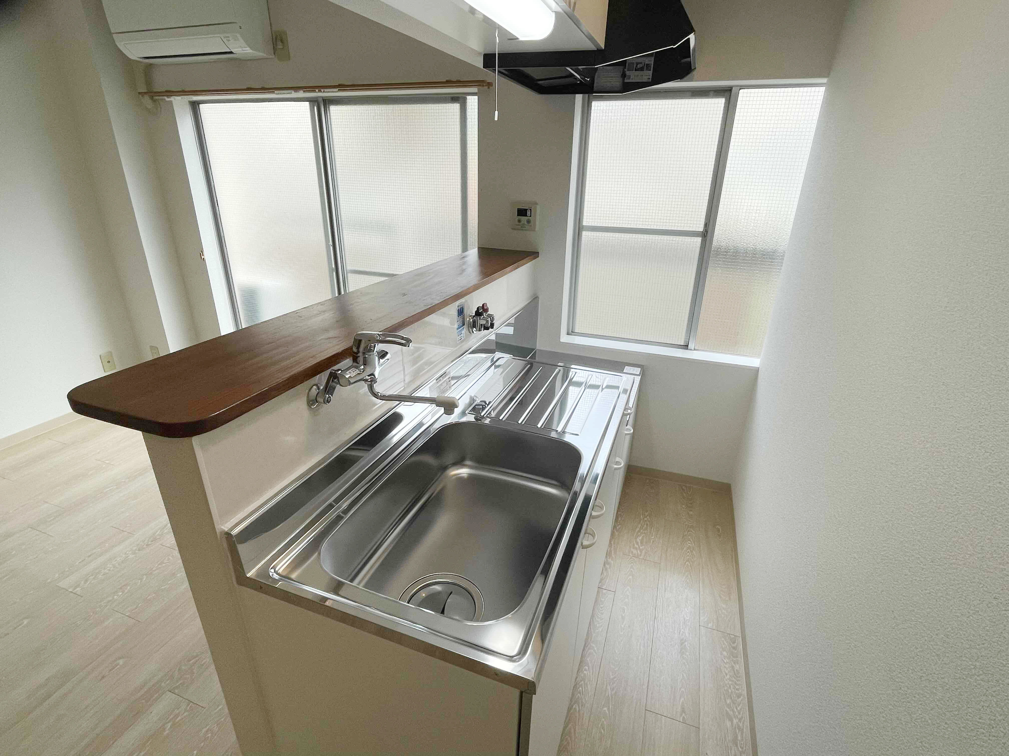 キッチン　ガスコンロ設置可♪