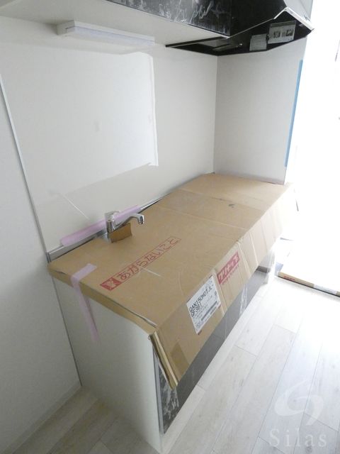 キッチン　建築中