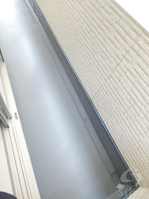 バルコニー　建築中