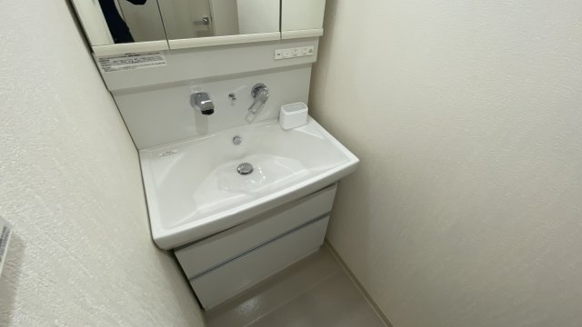 洗面設備　広い洗面スペース